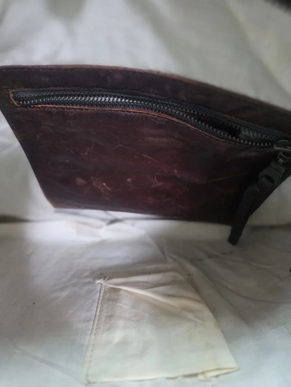 Stylish Oversize Brown Calf Hair Cowhide Leather Travel Patchwork Bag 21
